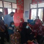 Binda Sumsel Sasar Vaksin di Desa Pematang Palas Banyuasin