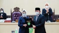 Capaian dan Realisasi Pembangunan Sumsel Pada Paripurna Penyampaian LKPJ TA 2021