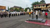 Jelang Lebaran, Polres Lahat Gelar Apel Pasukan OPS Musi – 2022