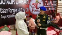Fitri Hadiri HUT PM Pomdam II/Sriwijaya