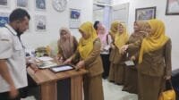 DPK Padang Panjang Lakukan Monitoring Hasil Pengawasan Kearsipan Internal