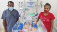 Organ Perut Diluar Tubuh, Bayi di Fakfak Butuh Bantuan