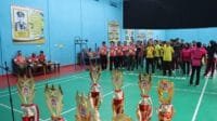 Meriahkan Hut Bhayangkara Ke-76 Polres Lahat Gelar Open Turnamen Bulutangkis Kapolres Lahat Cup