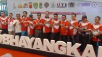 Kapolres Karawang Buka Turnamen Tenis Meja Sambut HUT Bhayangkara ke 76