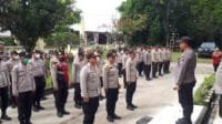 Apel Gelar Pasukan PAM Pilkades, Ini Pesan Kapolsek Tanjung Batu