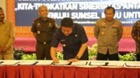 Pemprov-Polda Sumsel Teken MoU Sinergi Tertibkan Truk ODOL