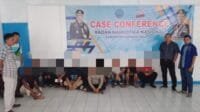 Polres Padangsidimpuan Serahkan 11 Pria Hasil GKN ke BNNK Tapsel