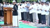 Pangdam dan Keluarga Besar Kodam II/Sriwijaya Gelar Sholat Idul Adha