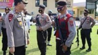 Kapolres Labuhanbatu Periksa Senjata Personil