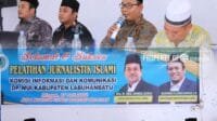 Plt Kadis Kominfo Labuhanbatu Jadi Narasumber pada Pelatihan Jurnalistik Islami