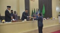 DPRD Sumsel Terima Jawaban Gubernur Atas Pandangan Umum Fraksi-fraksi DPRD Sumsel Terhadap Raperda Perubahan APBD TA 2022