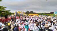 HUT ke-25 Kementerian BUMN, Bukit Asam Gelar Jalan Sehat di 6 Kabupaten