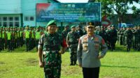 Wujud Sinergitas dan Soliditas, TNI – POLRI Gelar Apel Bersama