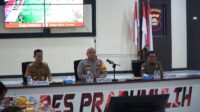 Pj Wali Kota Elman Hadiri Rakor Lintas Sektoral Ops Lilin 2023 dan Nataru di Prabumulih