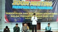 Pj Wako Prabumulih Bersama Kapolres dan TNI Patroli Keliling Malam Tahun Baru