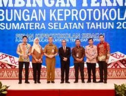 Pj Gubernur Agus Fatoni Buka Bimtek Hubungan Keprotokolan se-Sumsel Tahun 2024