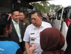 Baru Dilantik, Pj Wali Kota Ucok Abdul  Rauf Langsung Cek Pasar Tertua di Palembang