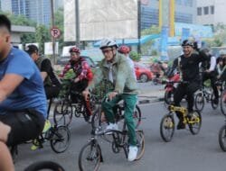 Gowes Meriahkan HUT Kota Palembang