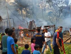 Peringatan Kemerdekaan Berubah Duka, Warga Srinanti Kehilangan Tempat Tinggal