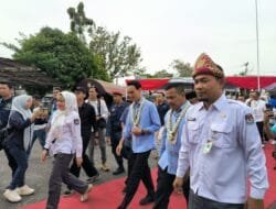 Bakal Calon Bupati dan Wakil Bupati OKI, Muchendi Mahzareki-Supriyanto, Resmi Mendaftar ke KPU OKI