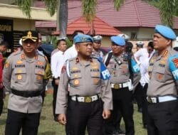 Apel dan Pemeriksaan Kelengkapan Administrasi Serta Tes Urine Anggota Polres Ogan Ilir