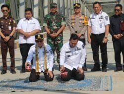Pj Gubernur Elen Setiadi Resmikan Jembatan Air Lematang Sepanjang 140 Meter di Muara Enim