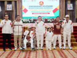 Pj Gubernur Elen Setiadi Berangkatkan Kontingen PEPARNAS Provinsi Sumsel Berlaga di Solo Jateng