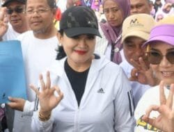 Lury Alex Noerdin Ajak Puluhan Ribu Emak-Emak di Palembang Menangkan MATAHATI