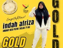 Lifter Angkat Besi Indah Afriza  Sumbang Medali Emas Pertama Untuk Provinsi Sumsel Pada PON Aceh-Sumut 2024