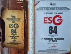 Pertamina Raih Peringkat Gold Kalimantan dalam Penghargaan ESG Nusantara Plaudit 2024: Tegaskan Komitmen Berkelanjutan