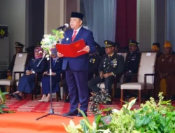 Pj Bupati Muba H Sandi Fahlepi Pimpin Upacara Peringatan Hari Pahlawan 2024