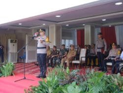 Pengamanan TPS, Polres Muba Gelar Apel Serpas