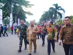 Pj Bupati Sandi Fahlepi bersama Forkopimda Hadiri Rakornas Penyelenggaraan Pemerintahan Daerah di Sentul