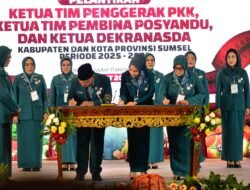 Ike Meilina Muchendi Resmi Dilantik sebagai Ketua TP PKK OKI 2025-2030