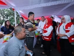 Gerimis di Kambang Iwak, Antusias Pendonor Tetap Ramai