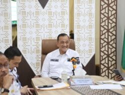 Sekda Edward Candra Ikuti Rakor Virtual dengan Mendagri Bahas Tindak Lanjut Pengadaan CASN 2024