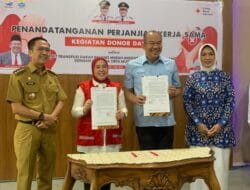 Gandeng Perumda Tirta Musi, PMI Dorong Gerakan Donor Darah Massal di Palembang