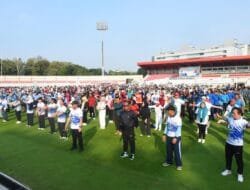 Gubernur Herman Deru Harapkan Para Atlet Provinsi Sumsel Sukses Dulang Prestasi Diajang Pornas Korpri dan Fornas 2025