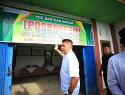 Gubernur Herman Deru Jadikan Desa Talang Buluh Percontohan Posbakum Pertama di Sumsel