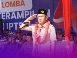 Wakil Bupati Musi Rawas H Suprayitno menjadi Inspektur Upacara Peringatan Hari Ulang Tahun Pramuka Ke-64 Tahun 2025 Kabupaten Musi Rawas