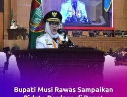 DPRD Mura Gelar Paripurna Mendengarkan Pidato Bupati-Wakil Bupati Mura Periode 2025-2030