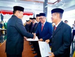 Bupati Muba Lantik Sejumlah Pejabat Pimpinan Tinggi dan Fungsional