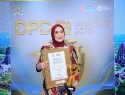 Peduli Ekonomi Kreatif di Sumsel, Feby Deru Dianugerahi DPD Award 2025
