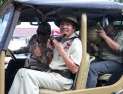 Pawai Memperingati Perang Perang Lima Hari Lima Malam Kota Palembang