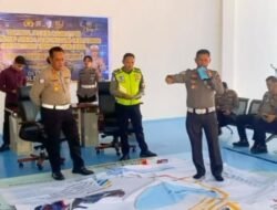 Ditlantas Polda Sumbar Rancang Skema Arus Lalu Lintas Aman dan Lancar Saat Mudik melalui Tactical Floor Game