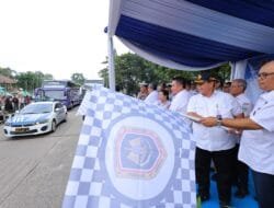 Balik Mudik Gratis dari Palembang ke Jakarta Dilepas, 5 Bus Angkut Pemudik Pasca Lebaran