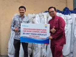 Pedestrian Atmo Makin Hidup, Bank Sumsel Babel Hadirkan Bantuan CSR