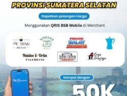 BSB Ramaikan HUT Sumsel ke-80 Lewat Promo QRIS di Sejumlah Merchant Palembang