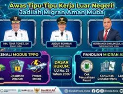 Waspada TPPO, Bupati Muba HM. Toha Tohet Ajak Generasi Muda Jalani Prosedur Migran Aman