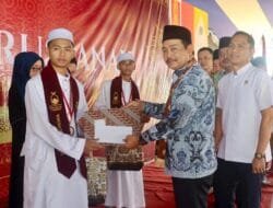 Wabup Muba Hadiri Wisuda Tahfizh Ponpes Darul Qur’an Al Madani